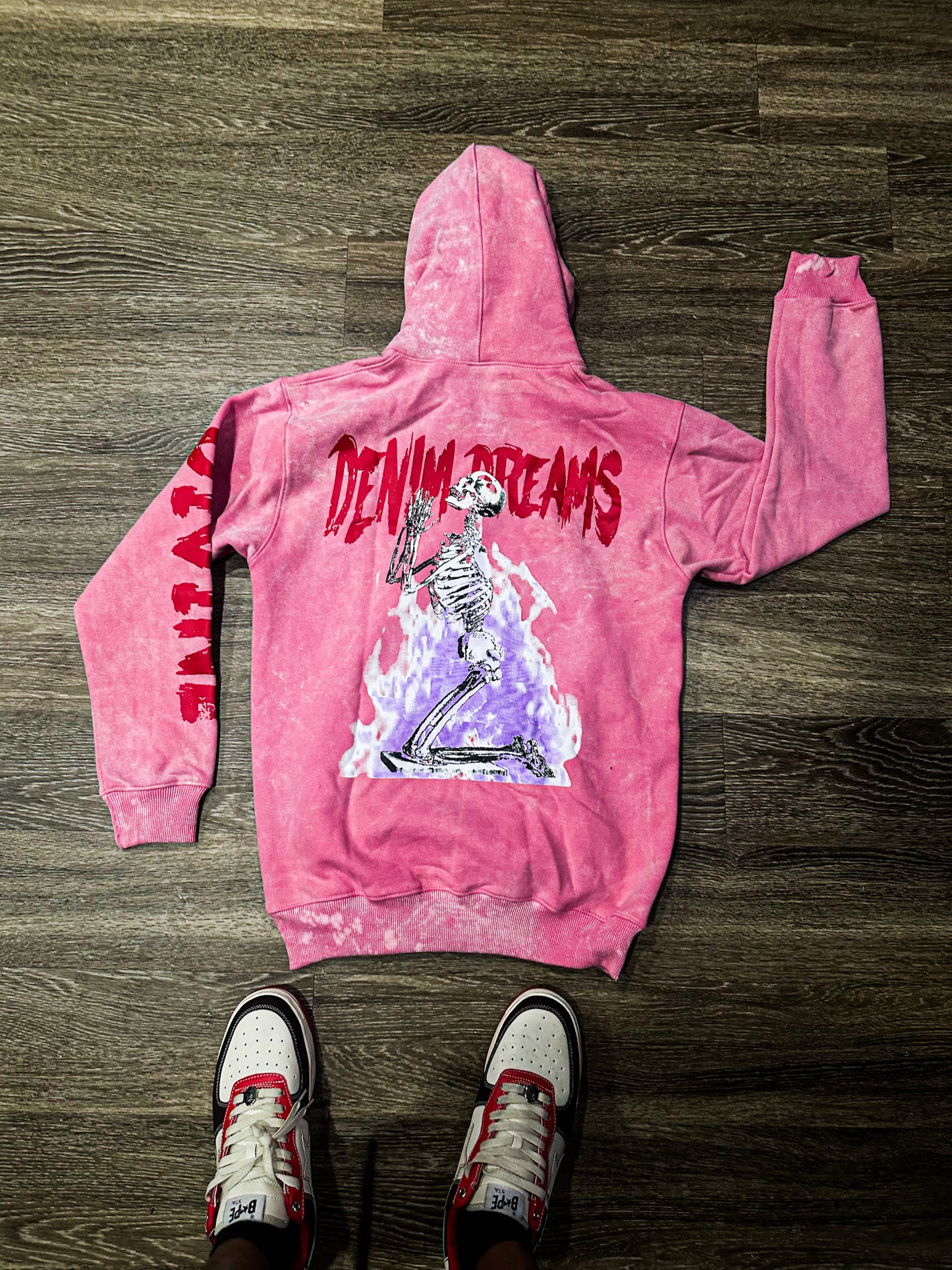 Pink "DIVINE" Hoodie