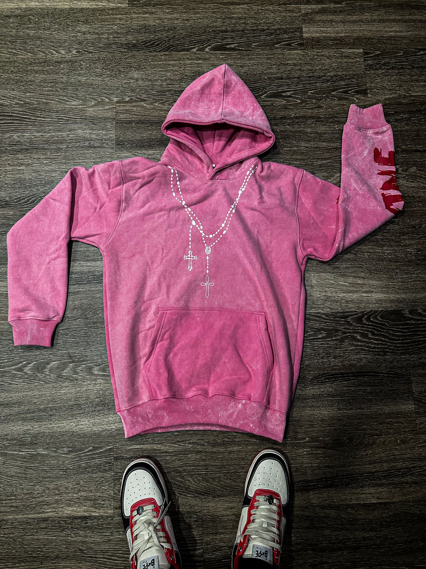 Pink "DIVINE" Hoodie